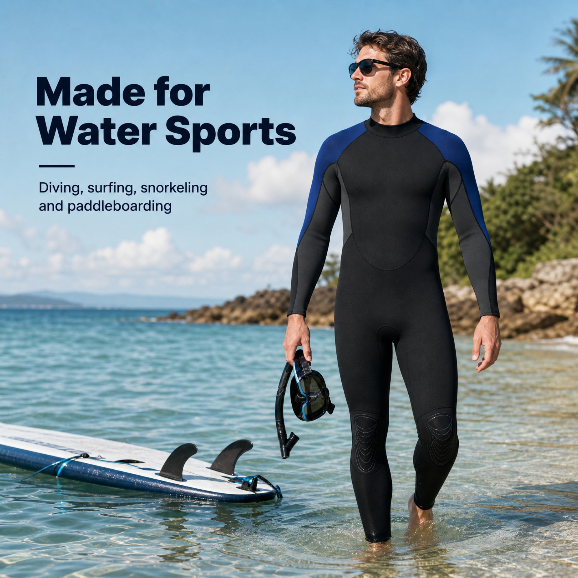 Mens Back Zip Fullsuit